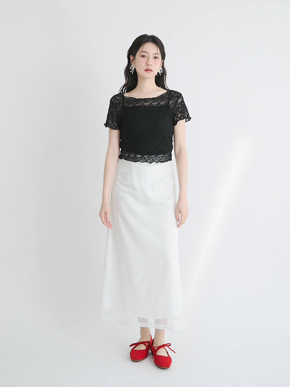 【3D零感雲織鞋】綁帶方頭瑪莉珍鞋 熱戀紅