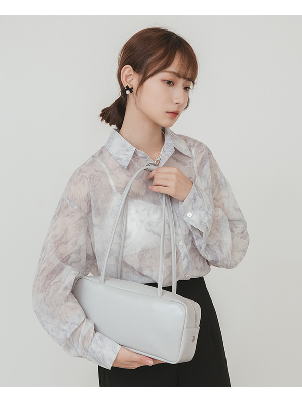 Square Shoulder Bag Grey