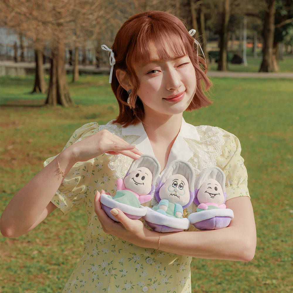 【Disney】牡蠣寶寶吊飾-眨眼款 薰衣紫
