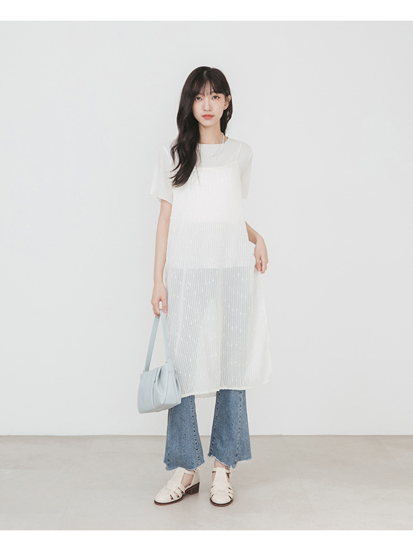 Cloud Ruched Shoulder Bag 藍