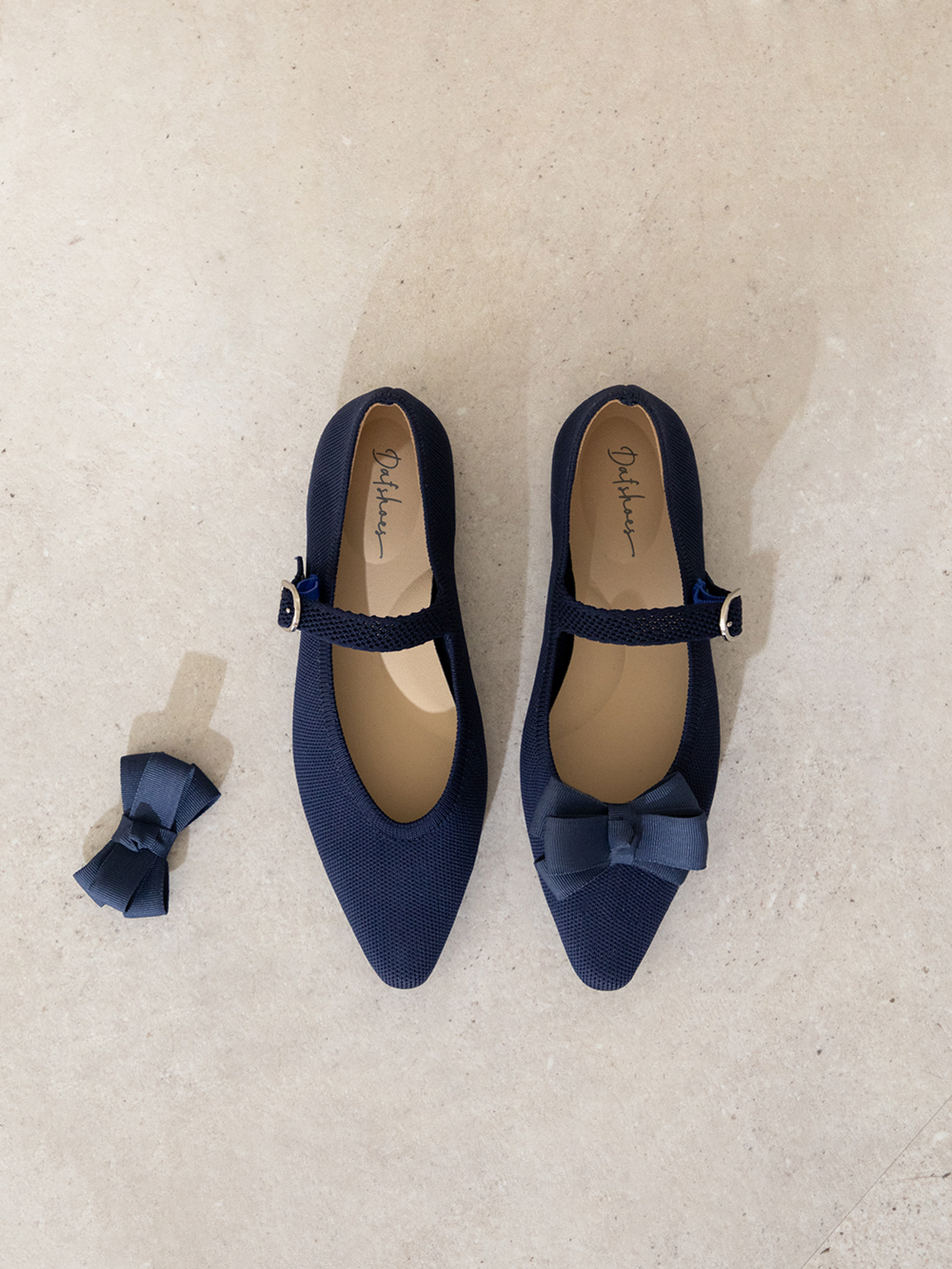 蝴蝶結活動夾 皇家藍