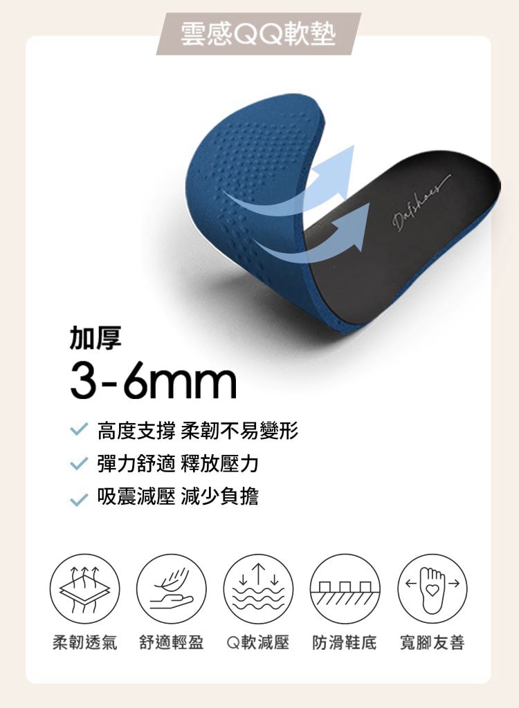 青春無敵雙帶機能芭蕾鞋 經典咖