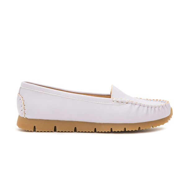 MIT Plain Platform Moccasins Lavender