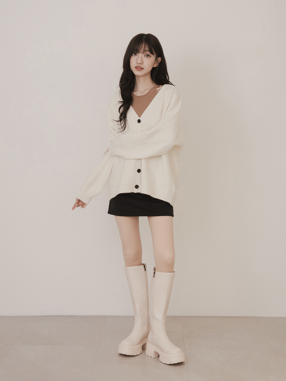 4D光腿神器裸膚感雙層絲襪 厚絨 白皙膚