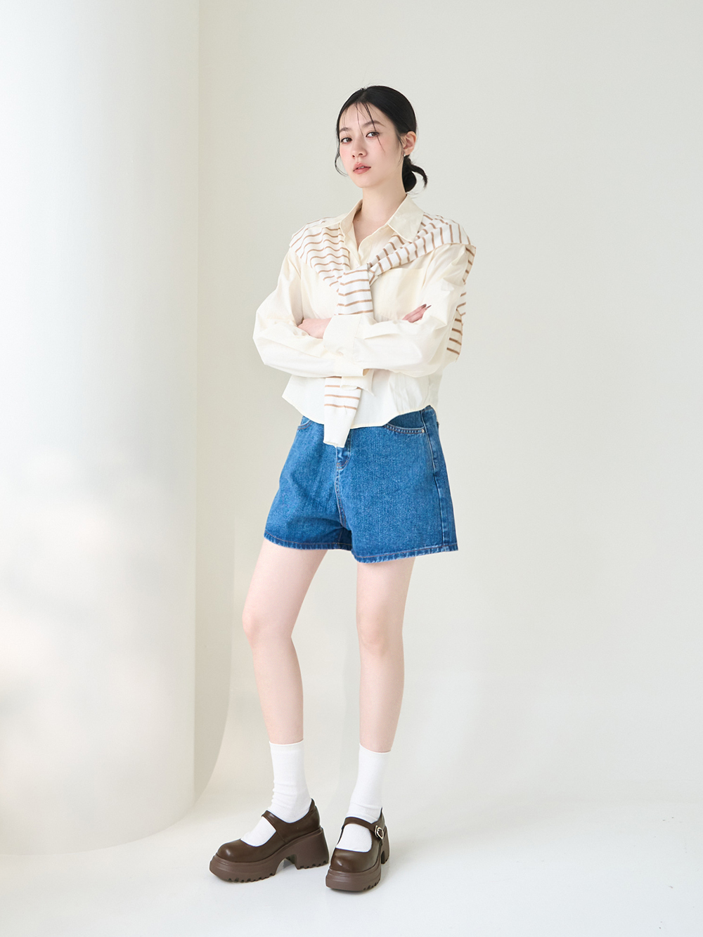 氧氣美女增高加厚底瑪莉珍鞋 咖啡