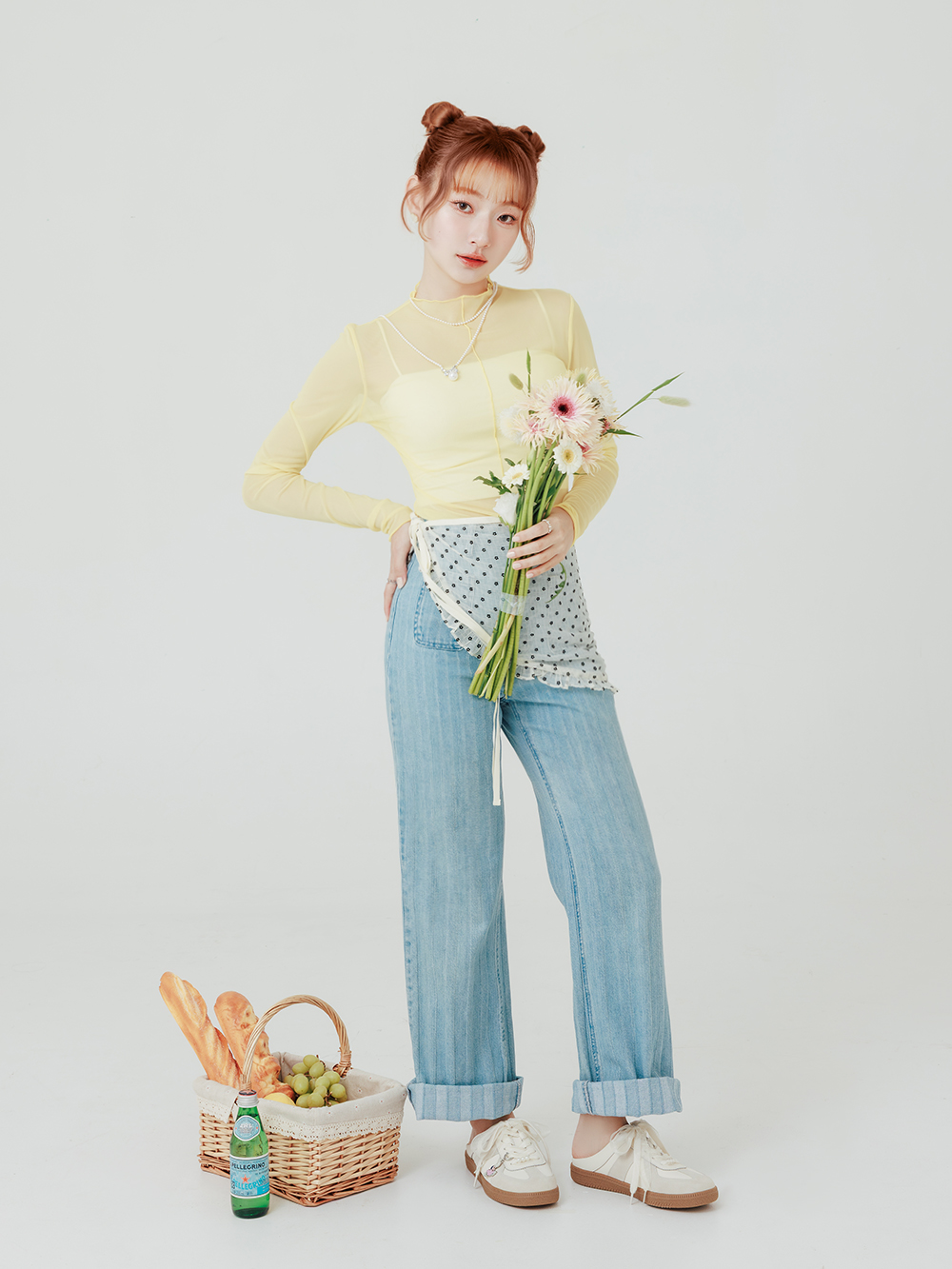 【Disney】牡蠣寶寶真皮德訓穆勒鞋 香草米