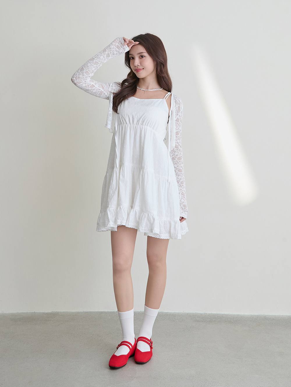 【3D零感雲織鞋】雙帶方頭瑪莉珍鞋 熱戀紅