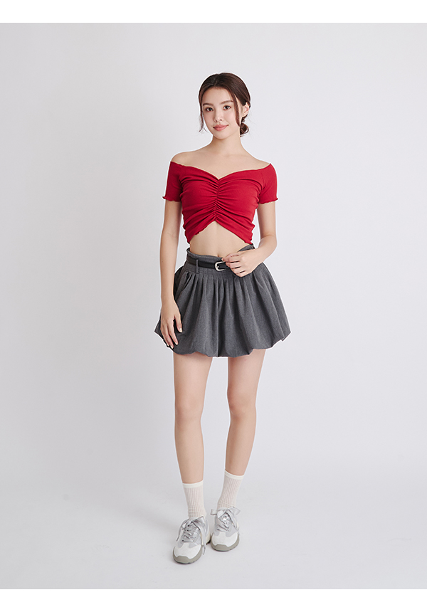 運動小仙女緞帶芭蕾休閒鞋 灰