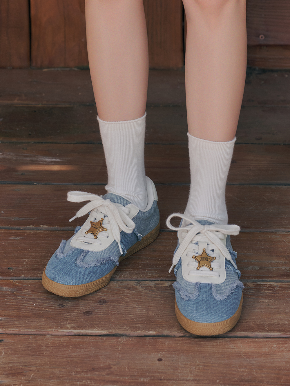 【Toy Story】胡迪款牛仔德訓鞋 牛仔藍