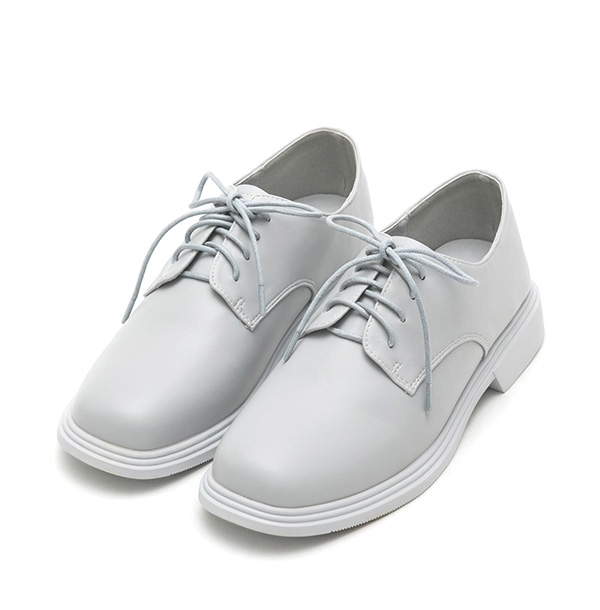 Soft Lace-Up Derby Shoes Glacier Blue