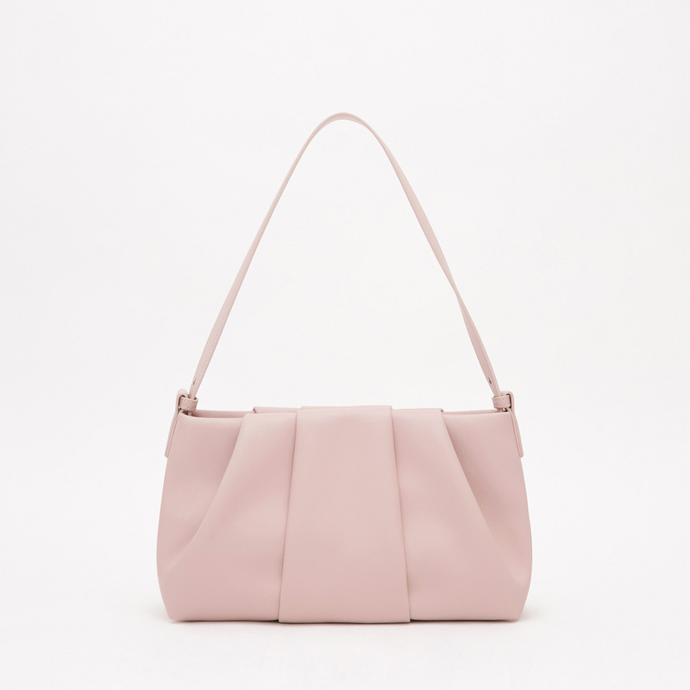 Cloud Ruched Shoulder Bag 粉