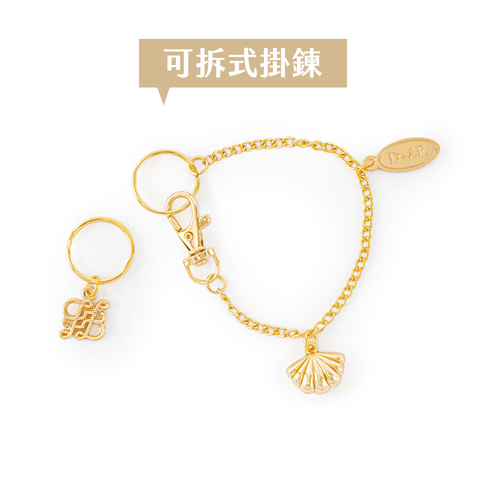 【Disney】牡蠣寶寶貝殼吊飾微笑款 紫