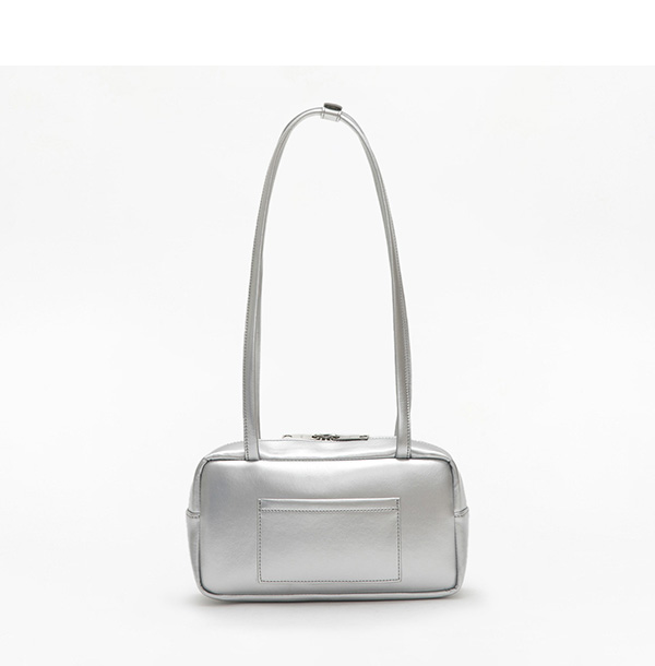 Sugar Cube Shoulder Bag Silver