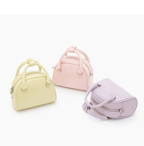 Mini Boston Bag Beige