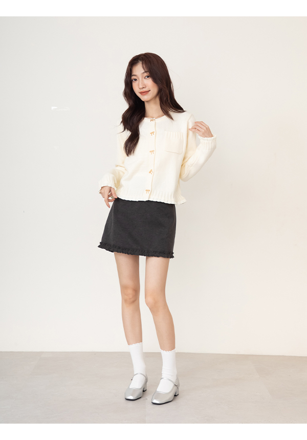 甜蜜蜜方頭氣質粗跟瑪莉珍鞋 銀色