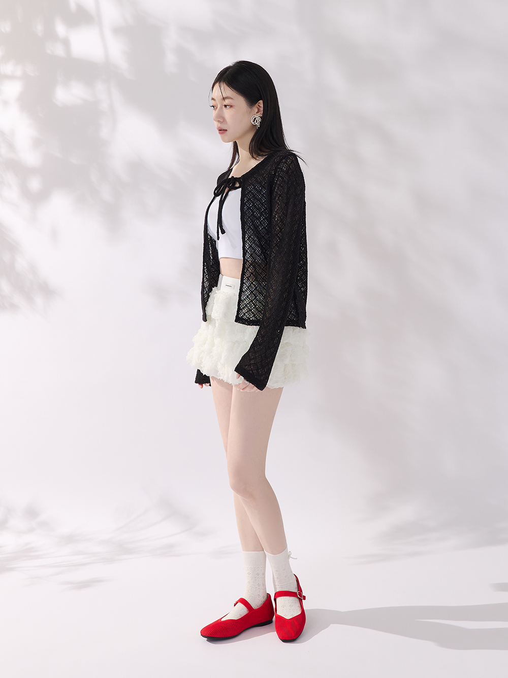 【3D零感雲織鞋】方頭瑪莉珍鞋 熱戀紅