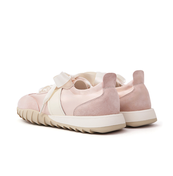 Balletcore Ribbon Sneakers 粉