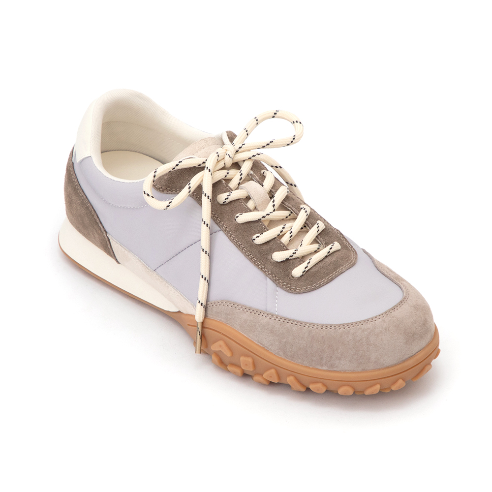 機能增高真皮阿甘休閒鞋 灰色