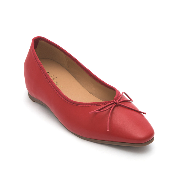 Classic Bow Ballet Flats 紅