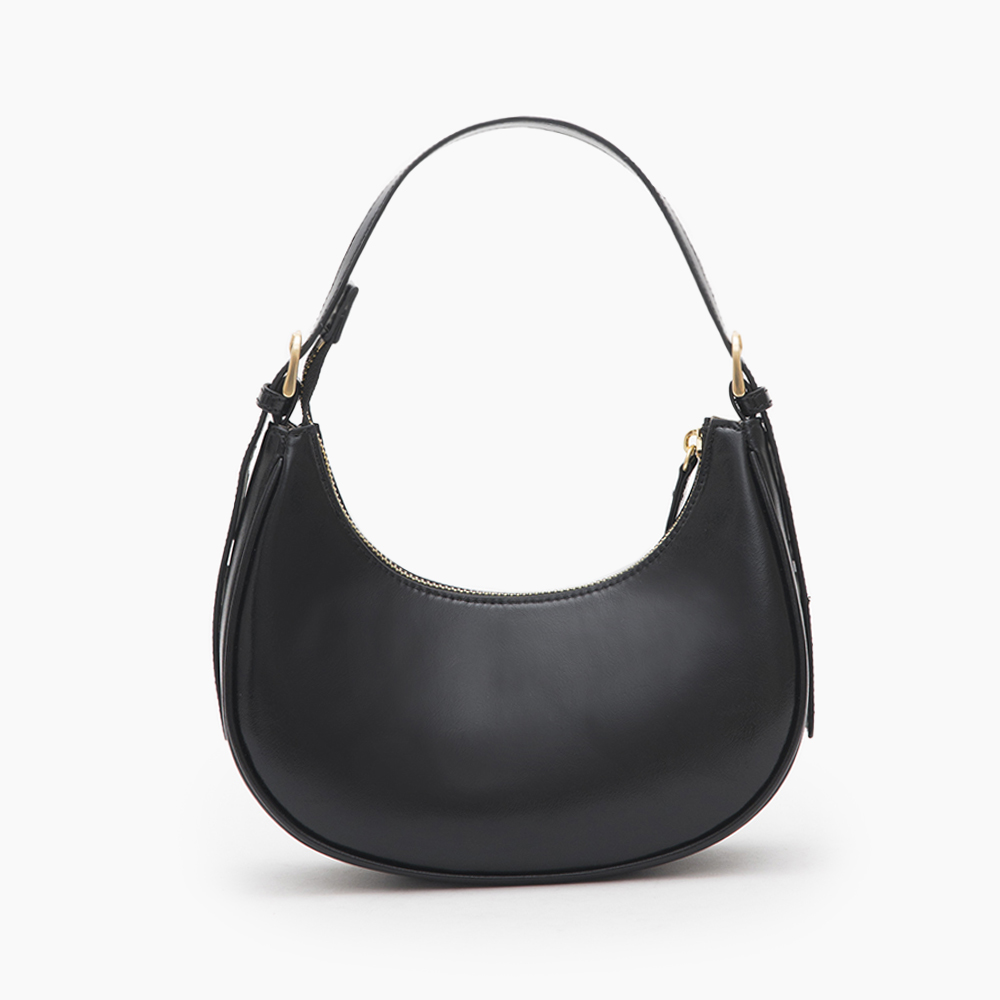 Two-Way Half-Moon Bag Black