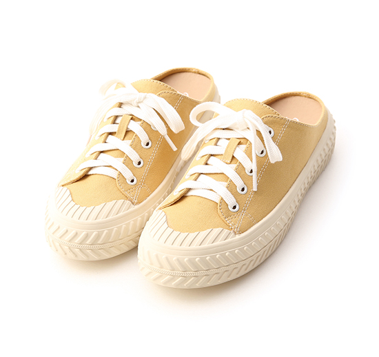 Canvas Mules Sneakers Yellow