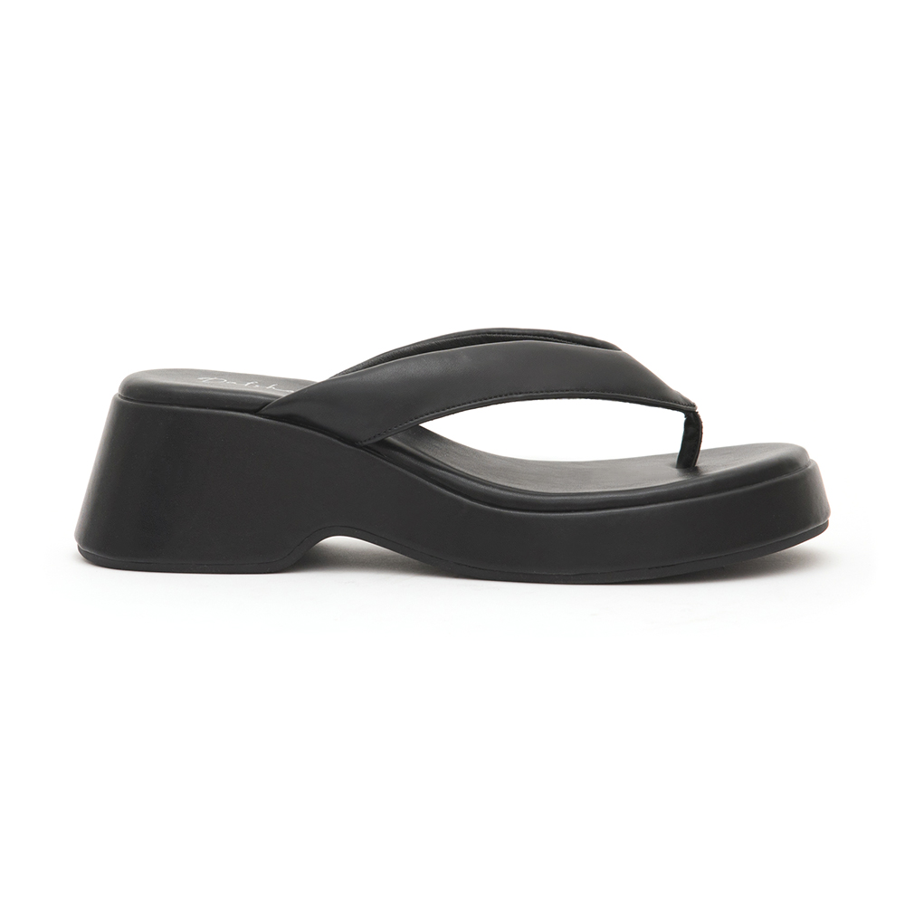 Thick Sole Flip-Flops Black