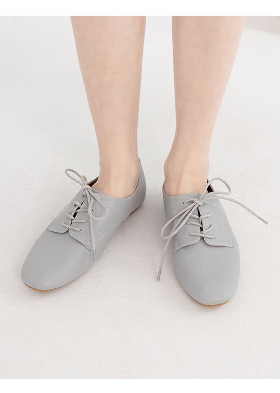 Soft Leather Oxfords Blue