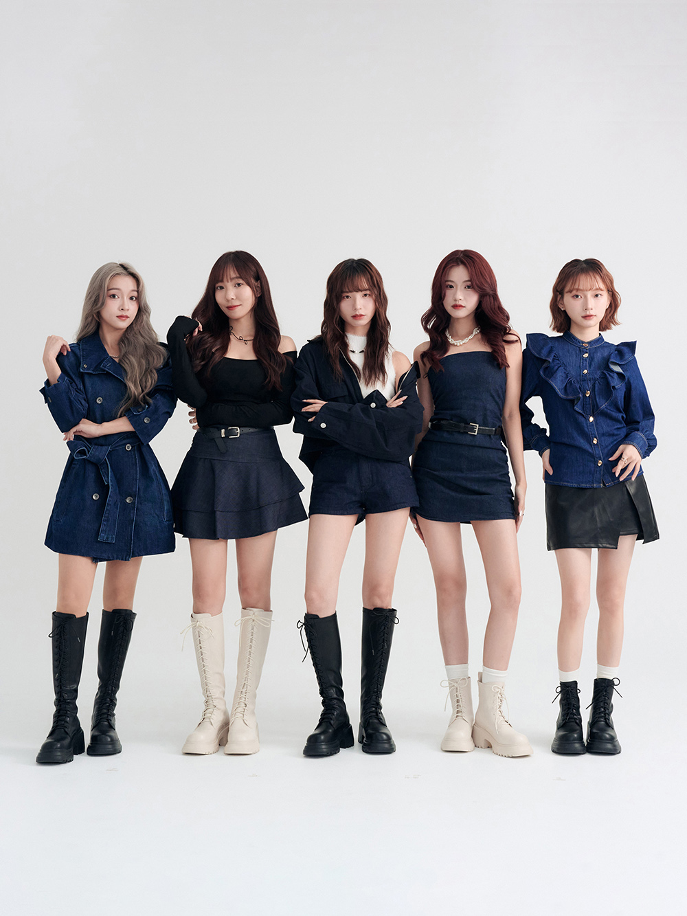 【Lisa同款】女團風輕量厚底綁帶短靴 咖啡色