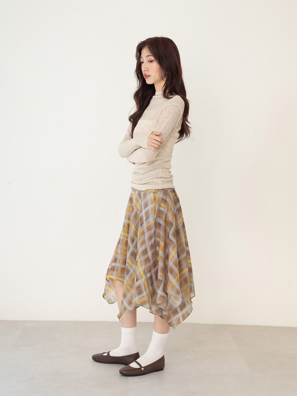 圓頭學院平底瑪莉珍娃娃鞋 咖啡色