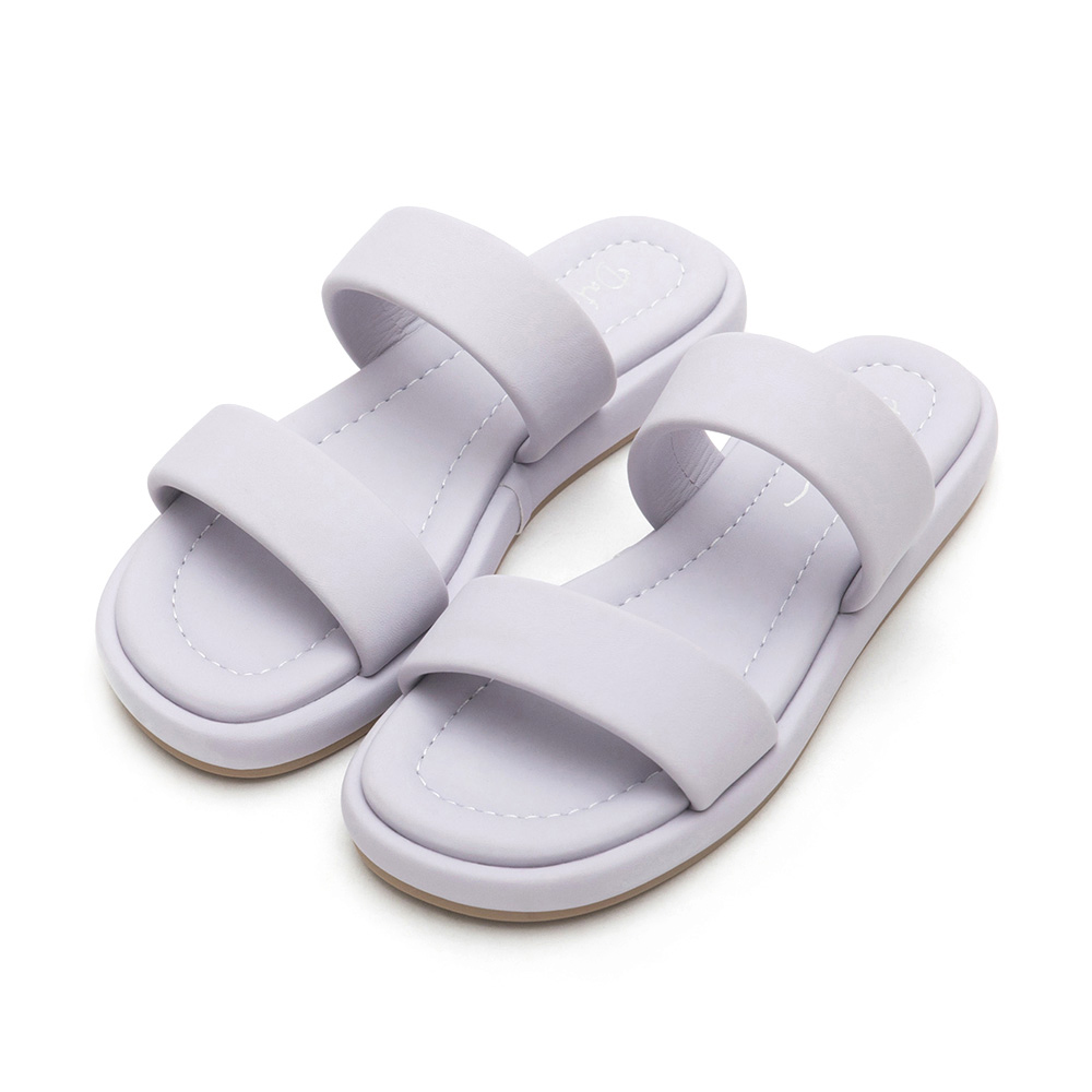 Double Strap Comfy Slide  Airsoft Sandals 紫