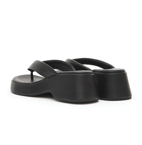 Thick Sole Flip-Flops Black