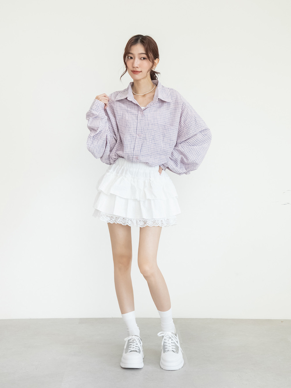 零重力輕運動厚底增高休閒鞋 銀色