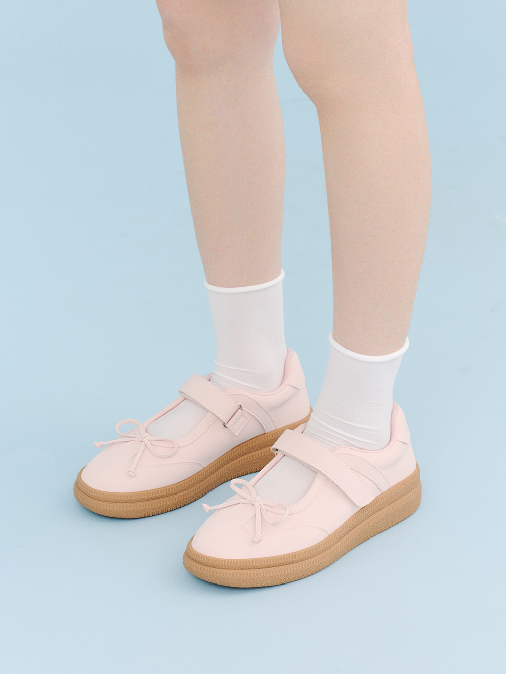 淘氣美少女加厚底機能瑪莉珍鞋 粉色