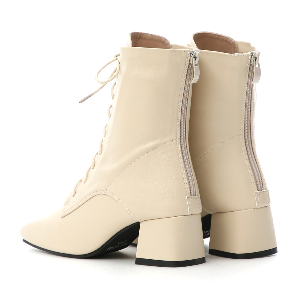 kinsley faux leather lace up boot