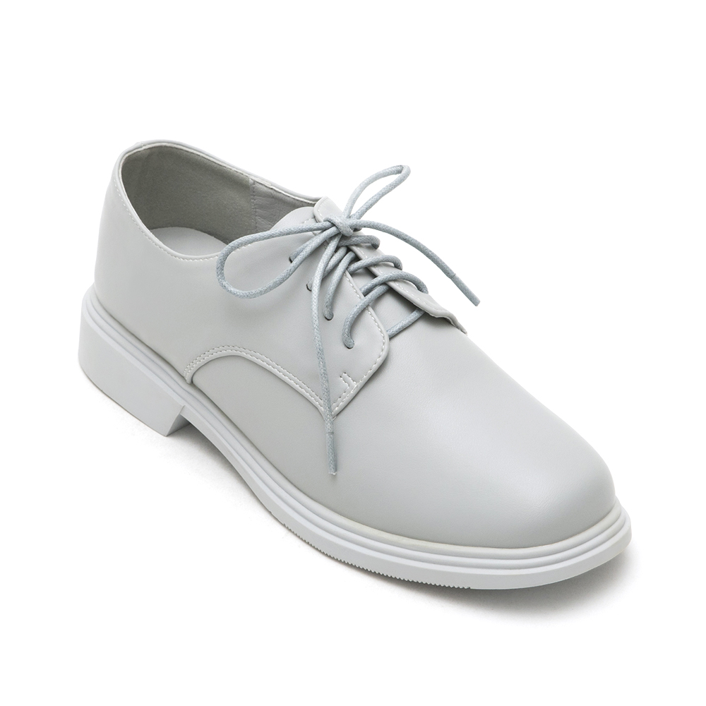 Soft Lace-Up Derby Shoes Glacier Blue