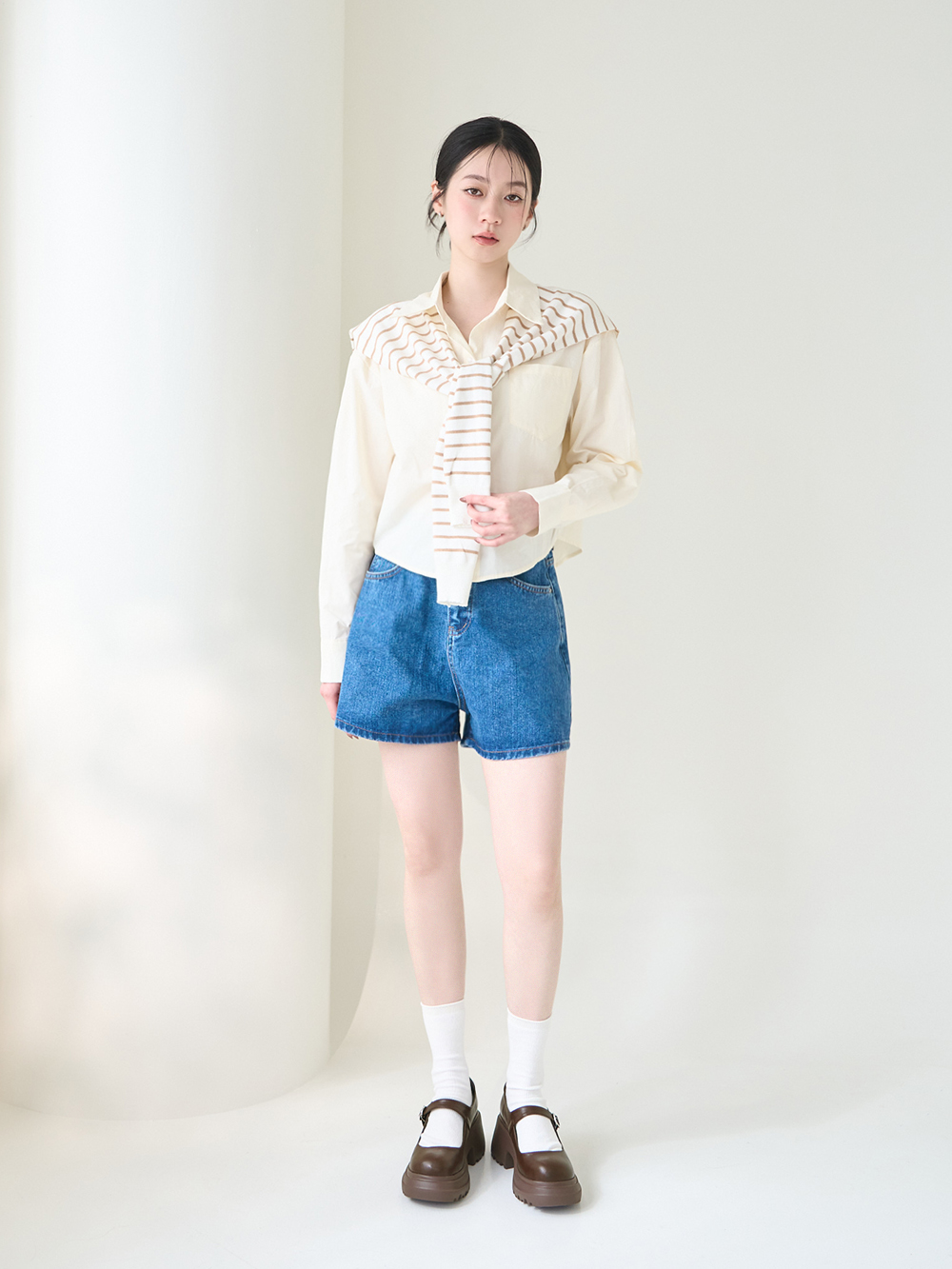 氧氣美女增高加厚底瑪莉珍鞋 咖啡