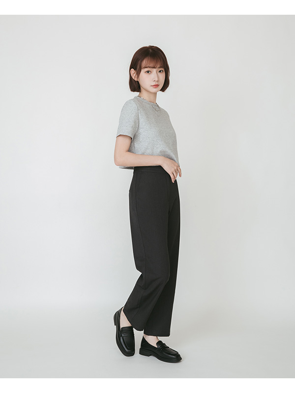 Comfy Soft Backless Loafers Black