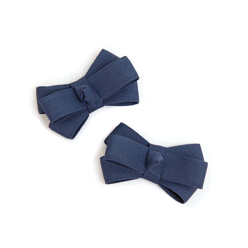 蝴蝶結活動夾 皇家藍