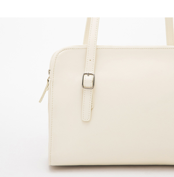 Shoulder Square Bag Beige