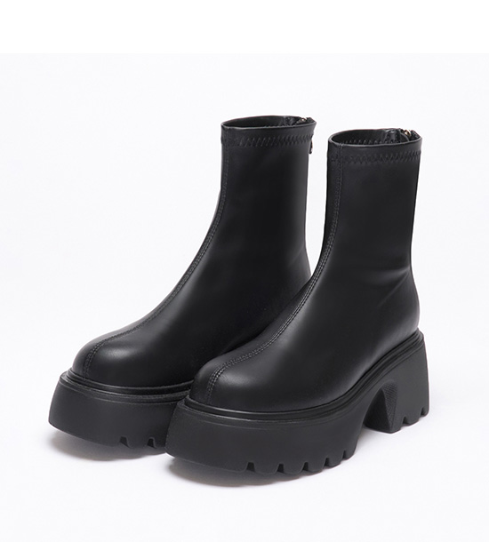 Lightweight Slimming Ankle Boots Black