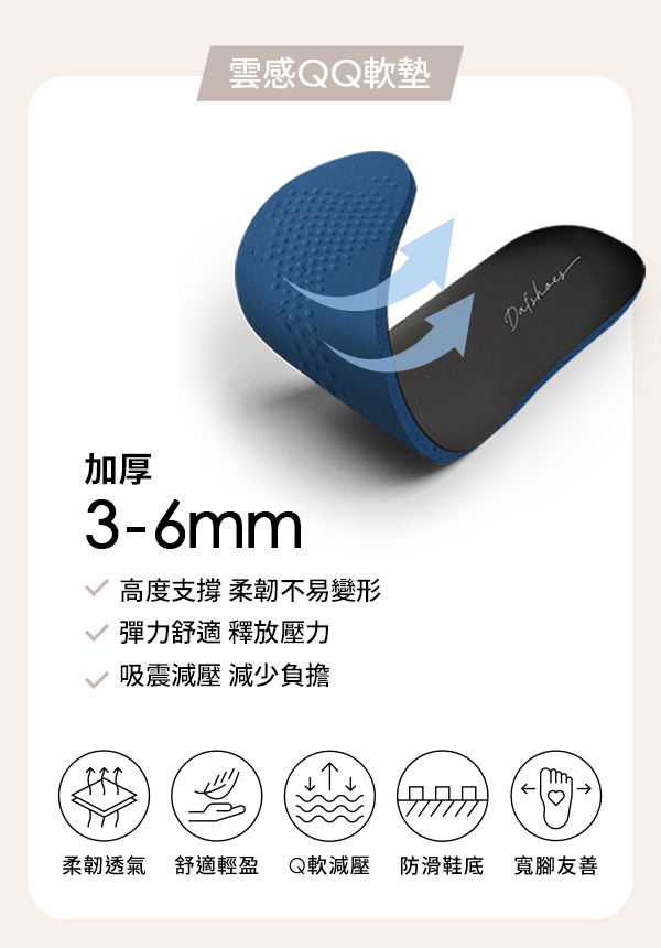 青春無敵雙帶機能芭蕾鞋 黑