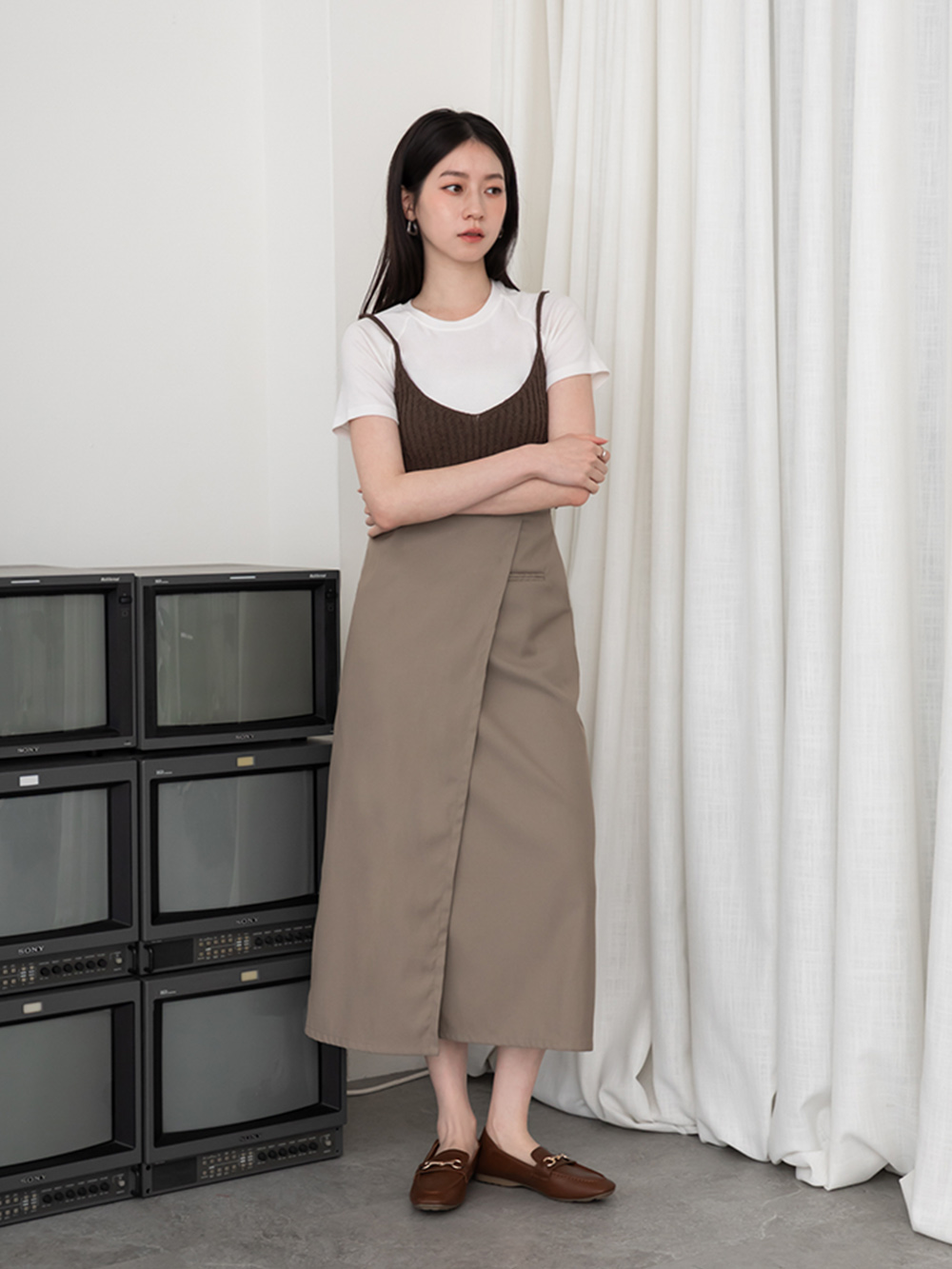 學院風範.超軟Q馬銜釦樂福鞋 焦糖棕