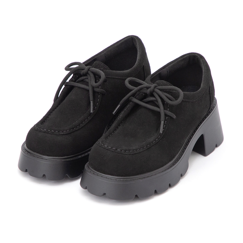 時光印記厚底輕量袋鼠鞋 黑色