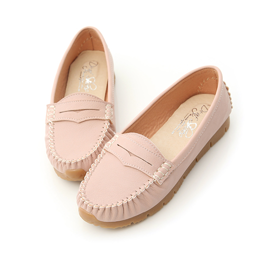 MIT Classic Platform Moccasins Nude pink