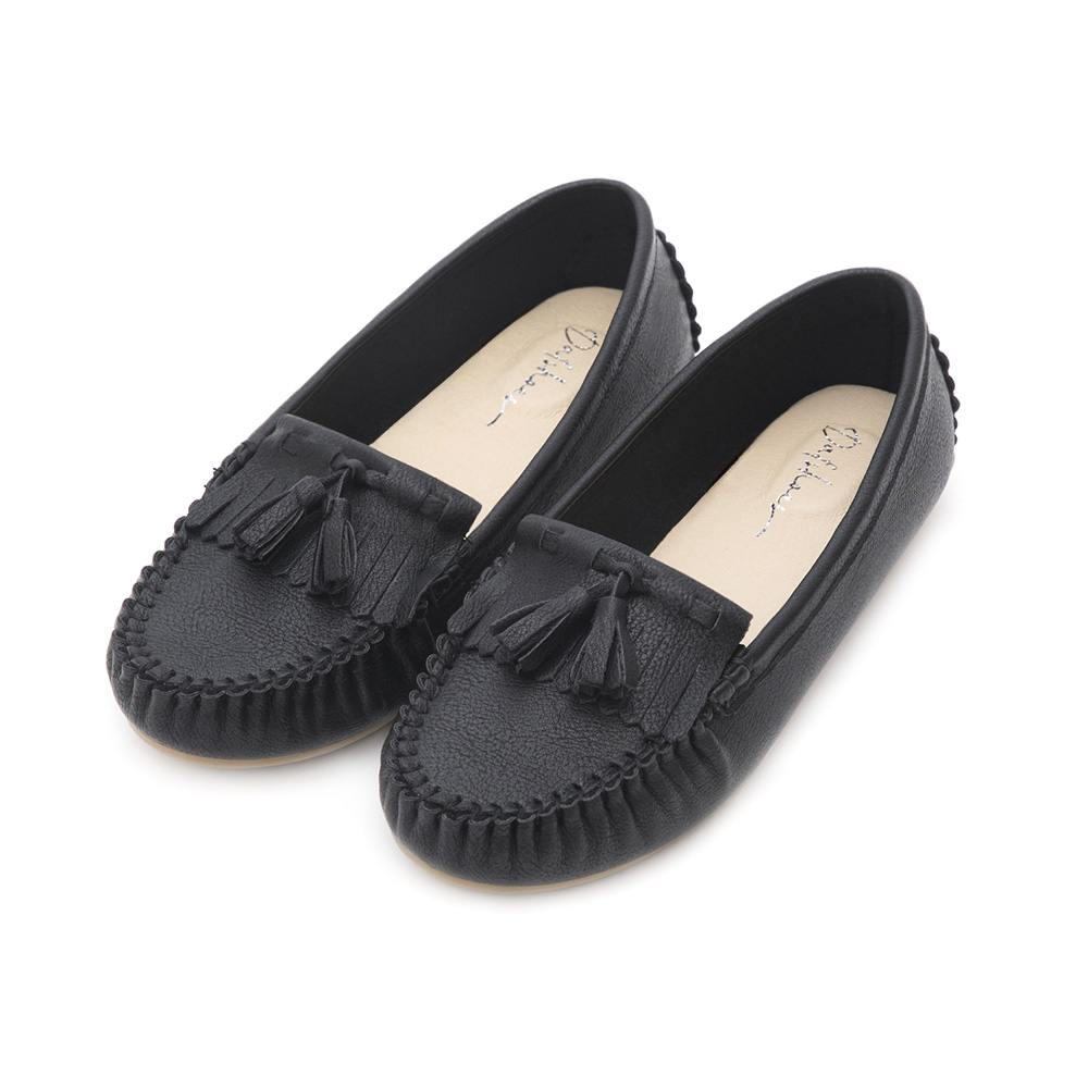 MIT Comfort Moccasin Loafers Black