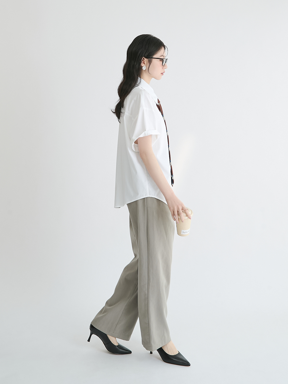 【真皮系列】6.5cm全能氣墊真皮高跟鞋 黑漆