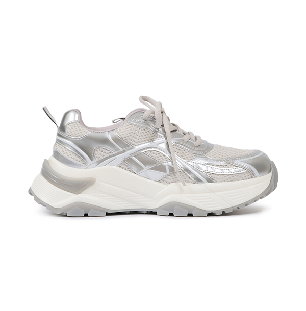 Lightweight Height-Boost Sneakers Silver