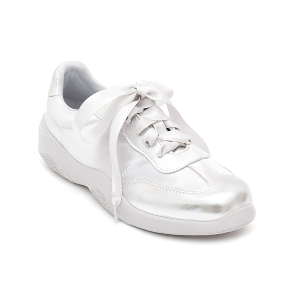 Comfy Ballet-Inspired Casual Shoes Silver