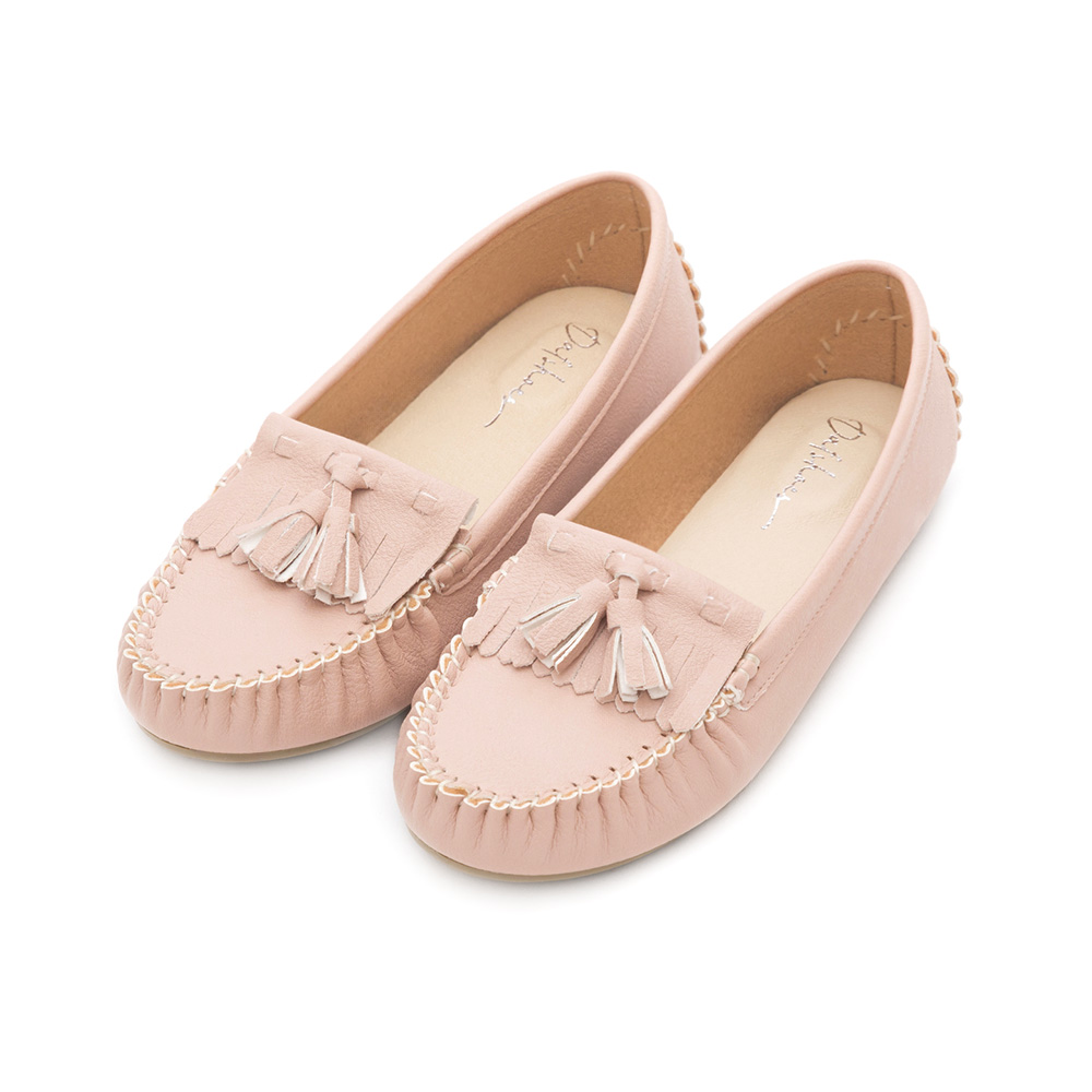 MIT Comfort Moccasin Loafers Nude pink