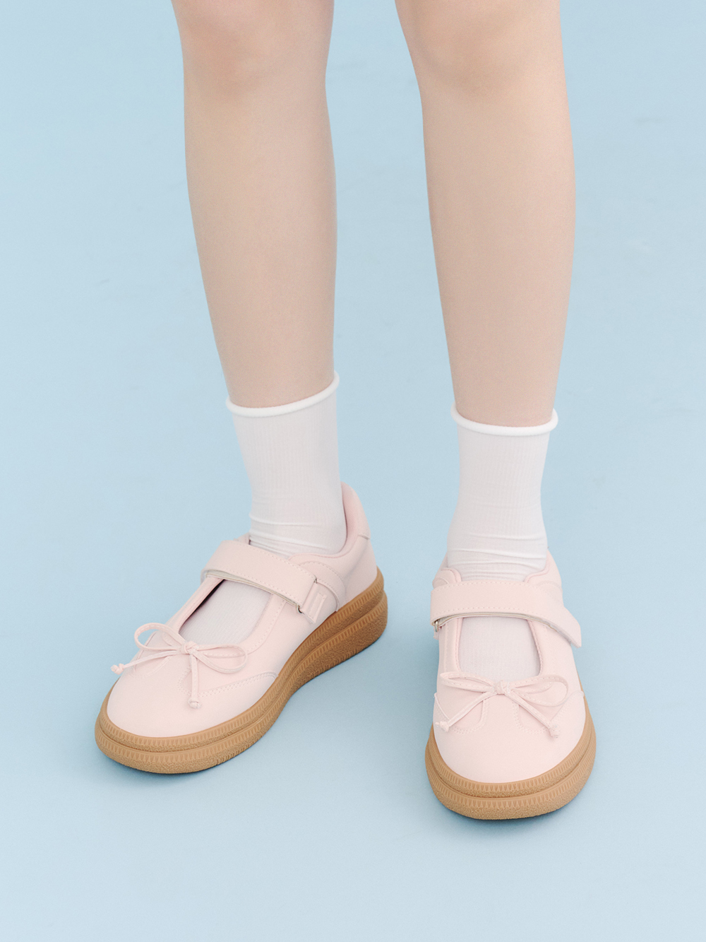 淘氣美少女加厚底機能瑪莉珍鞋 粉色